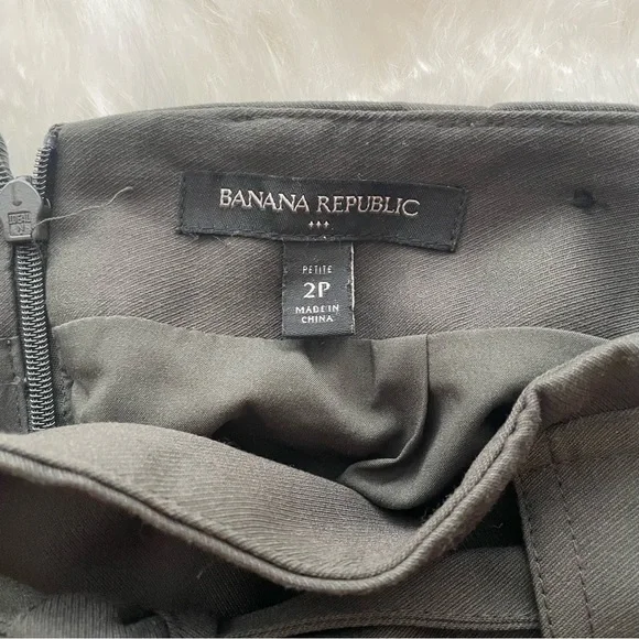 Banana Republic Factory Tie Front Pencil Skirt 2P #258 Green - Picture 5 of 8